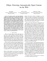 Detecting Automatically Spun Content on the Web