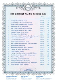 GCSE Rankingtable A4 V1