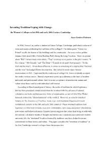 Inventing Tradition/Coping with Change