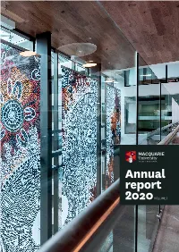 Macquarie University Annual Report 2020 Macquarie University Annual Report 2020 3