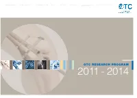 Otc Research Program OTC Foundation at a Glance Outlook 2015-16