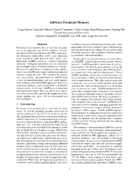 Software Persistent Memory