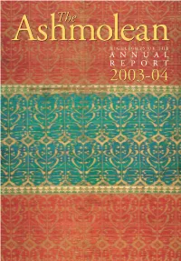 Ashmolean Annual Report 2004B