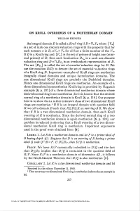 On Krull Overrings of a Noetherian Domain [41
