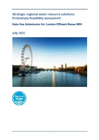 London Effluent Reuse SRO July 2021