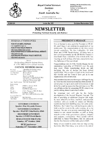 Newsletters, but We Anticipate Th That the First Function Will Be Held Early in 2005
