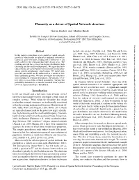 Planarity As a Driver of Spatial Network Structure