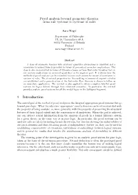 Proof Analysis Beyond Geometric Theories: from Rule Systems to Systems of Rules