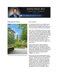 A Message from Jeremy: Dear Constituent, It's Hard to Believe That