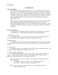 I. In-Text Citations in Turabian-Style Papers, Superscript Numbers