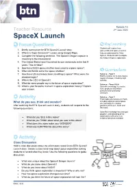 Spacex Launch
