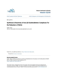 Synthesis & Reactivity of Iron (II)