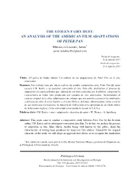 AN ANALYSIS of the AMERICAN FILM ADAPTATIONS of PETER PAN * MIRALLES LÁZARO , Javier Javier.Miralles.89@Gmail.Com