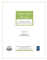 Community-Wide Recreation Interests Study