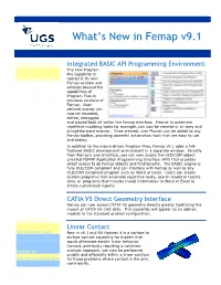 Femap 9.1 Fact Sheet