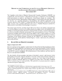 I. Recent Data on Minority Economists