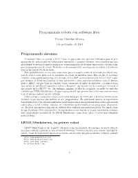 Programando Robots Con Software Libre