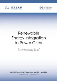 Renewable Energy Integration in Power Grids