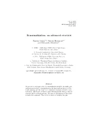 Renormalization: an Advanced Overview