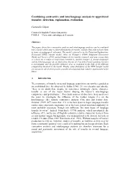 Gilquin 2008 Combining Contrastive and Interlanguage Analysis Draft