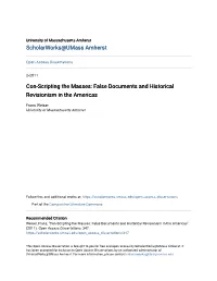 Con-Scripting the Masses: False Documents and Historical Revisionism in the Americas