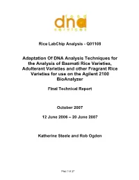 Final Report V1.2 Q01108 12 NOV 07