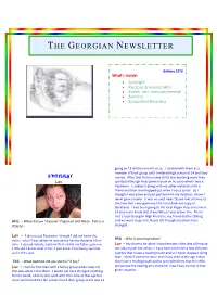 The Georgian Newsletter Page 1 the GEORGIAN NEWSLETTER