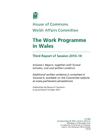 The Work Programme in Wales