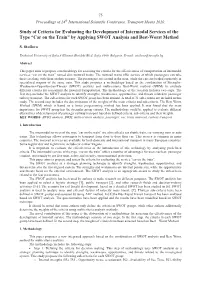 “Car on the Train” by Applying SWOT Analysis and Best-Worst Method