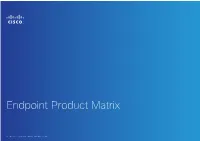 Endpoint Product Matrix