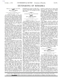 Extensions of Remarks E1851 EXTENSIONS of REMARKS