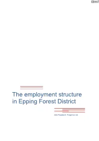 The Employment Structure in Epping Forest District