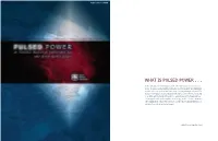 What Is Pulsed Power