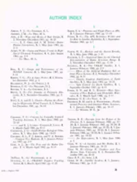 Author Index