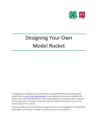 Designing Your Own Model Rocket