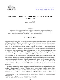 Degenerations and Moduli Spaces in Kähler Geometry