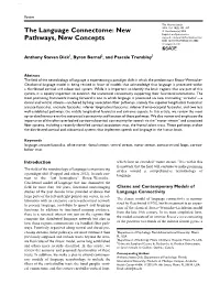 The Language Connectome: New Pathways, New Concepts