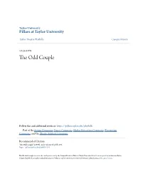 The Odd Couple Program Notes