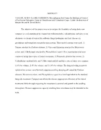 Thesis Abstract and Title Page