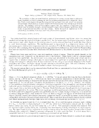 Earth's Extensive Entropy Bound