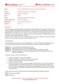 Excellent Development SG 0719 Yr 1 Report