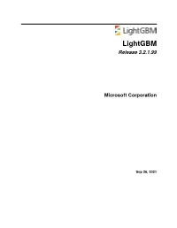 Lightgbm Release 3.2.1.99