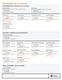 Responsable De La Location