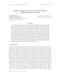 Explicit Document Modeling Through Weighted Multiple-Instance Learning