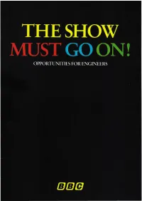 The Show Must Go On