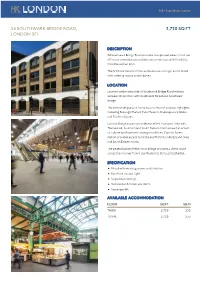 34 Southwark Bridge Road, 2,720 Sq Ft London Se1