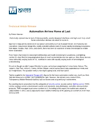Automation Arrives Home at Last by Patrick Mannion