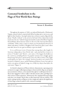 Contested Symbolism in the Flags of New World Slave Risings