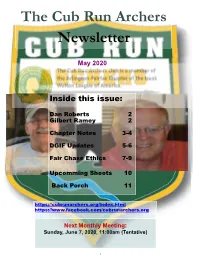 CRA Newsletter May 2020.Pub