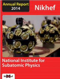 National Institute for Subatomic Physics Annual Report 2014